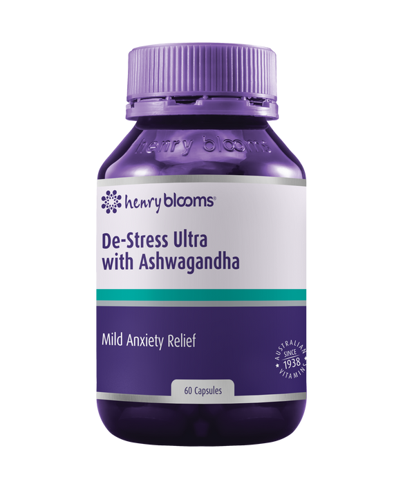 Henry Blooms De-Stress Ultra 60 Capsules.