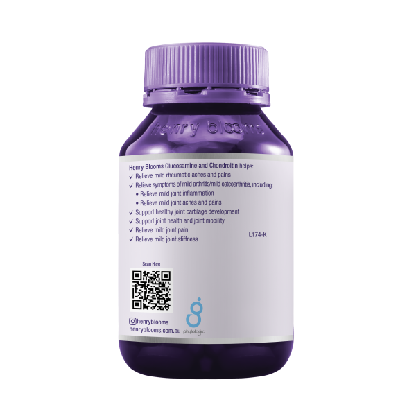 Henry Blooms Glucosamine 500mg & Chondroitin 400mg 90 Capsules.