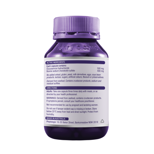 Henry Blooms Glucosamine 500mg & Chondroitin 400mg 90 Capsules.