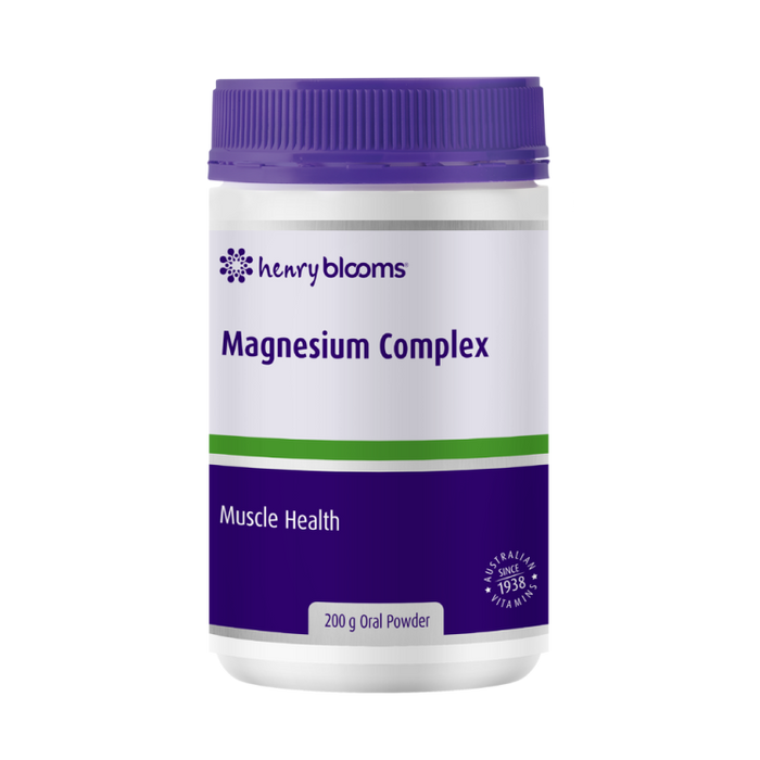 Henry Blooms Magnesium Complex 200g Powder.