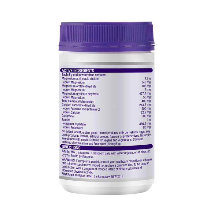 Henry Blooms Magnesium Complex 200g Powder.