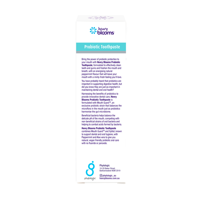Henry Blooms Probiotic Toothpaste 100g.