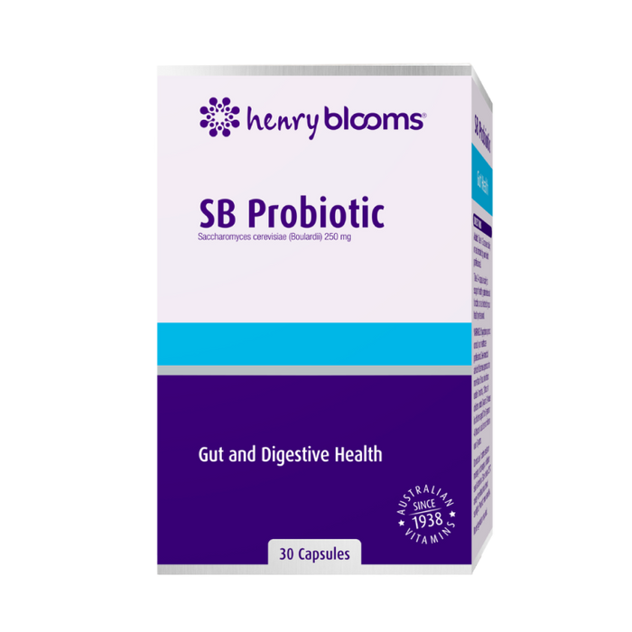 Henry Blooms SB Probiotic Gut Health 30 Capsules.