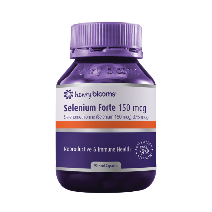 Henry Blooms Selenium Forte 150mcg 90 Capsules.