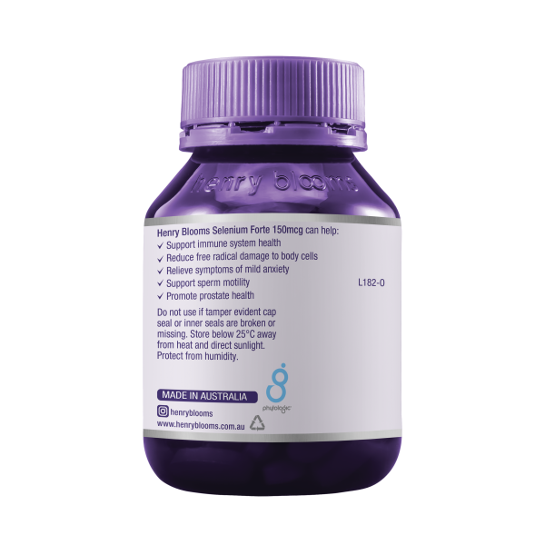 Henry Blooms Selenium Forte 150mcg 90 Capsules.