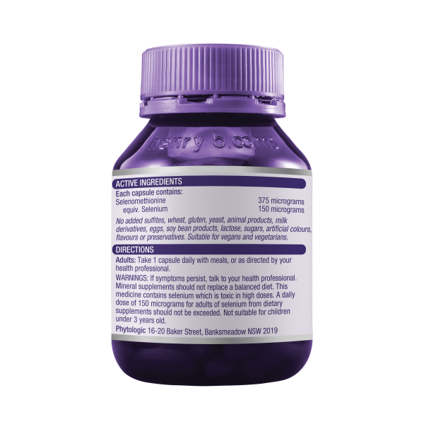 Henry Blooms Selenium Forte 150mcg 90 Capsules.