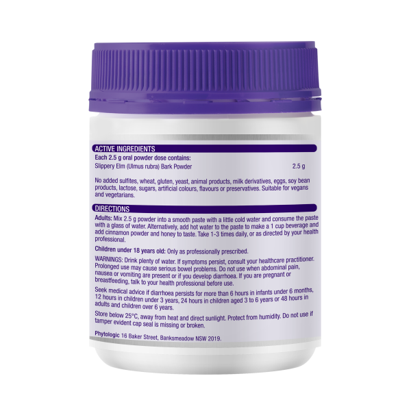 Henry Blooms Slippery Elm Bark 125g Powder.