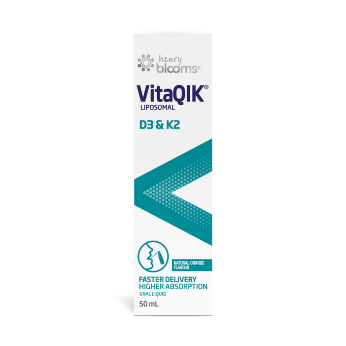Henry Blooms VitaQIK Liposomal D3 & K2 Spray 50ml.