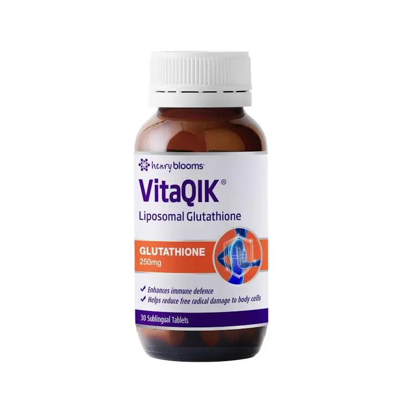 Henry Blooms VitaQIK Liposomal Glutathione 30 Tablets — Giant Chemist Harbour Town
