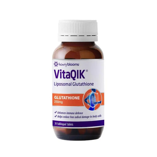 Henry Blooms VitaQIK Liposomal Glutathione 30 Tablets Giant Chemist Harbour Town Henry Blooms VitaQIK Liposomal Glutathione 30 Tablets Giant Chemist Harbour Town