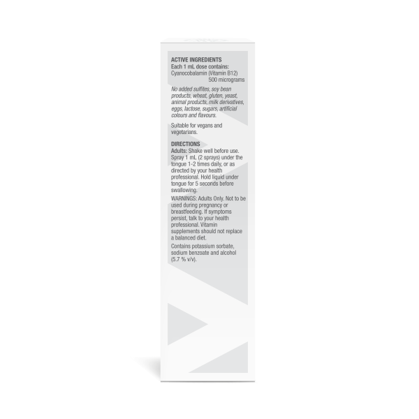 Henry Blooms VitaQIK Liposomal Vitamin B12 Spray 50ml.