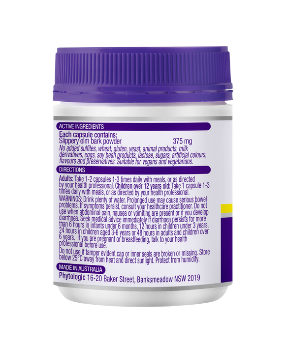 Henry Blooms Bowel Regulate Slippery Elm 375mg 120 Capsules