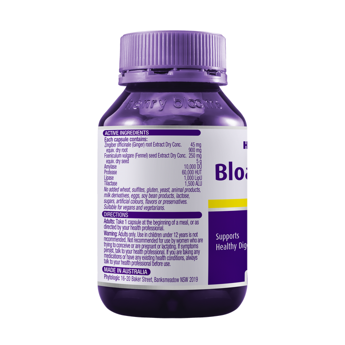 Henry Blooms HerbGUT+ Bloat Away 60 Capsules