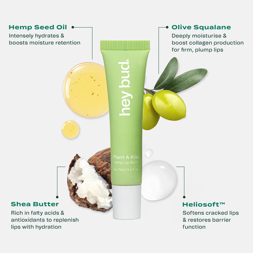 Hey Bud Hemp Lip Balm Natural 15ml