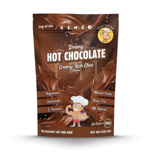 Macro Mike Dreamy Hot Chocolate Creamy Rich Choc 200g.