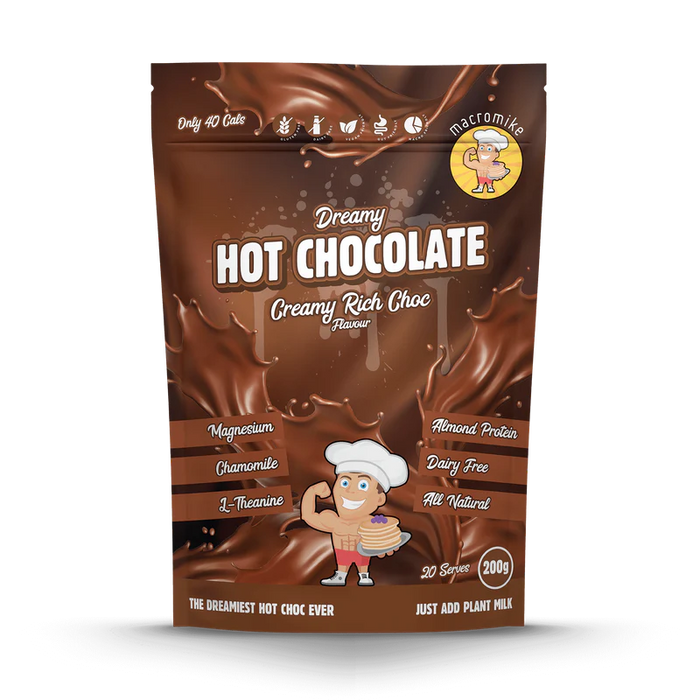 Macro Mike Dreamy Hot Chocolate Creamy Rich Choc 200g.