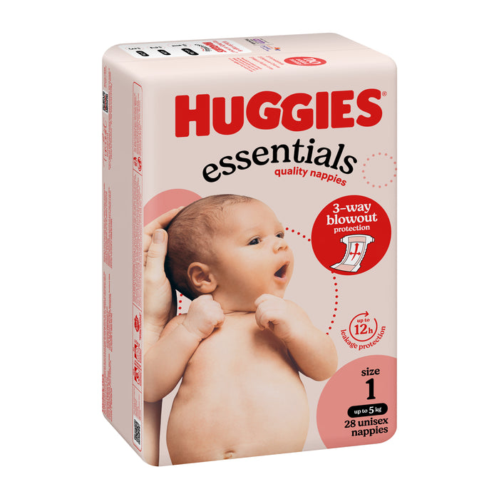 Huggies Essential Nappies Newborn 28