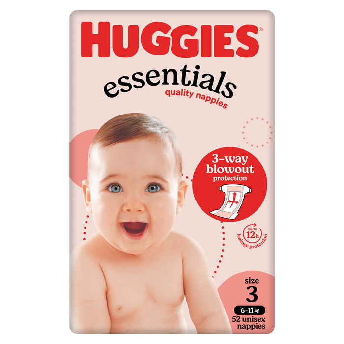 Huggies Essential Crawler 52 Size 3