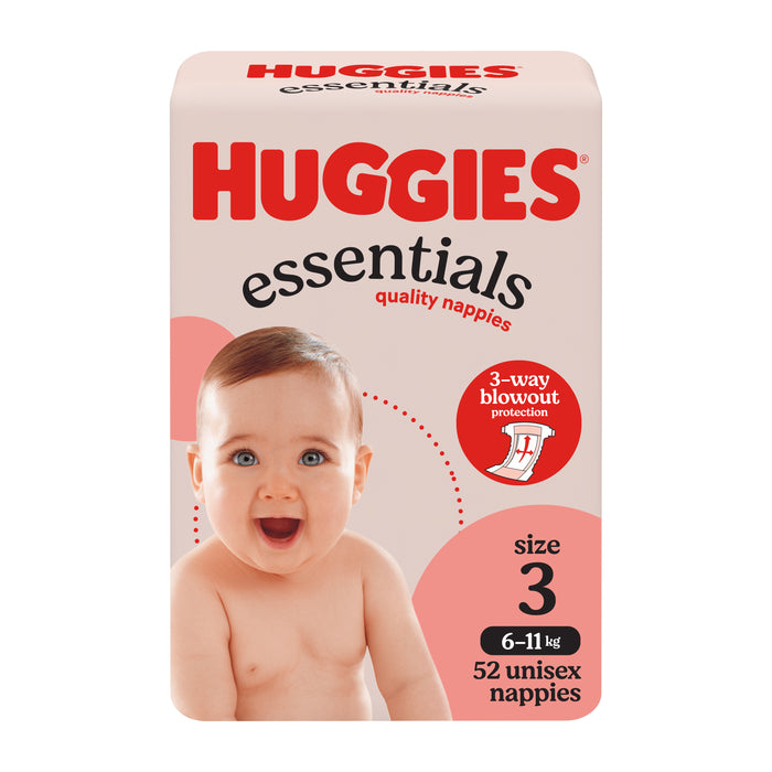 Huggies Essential Crawler 52 Size 3