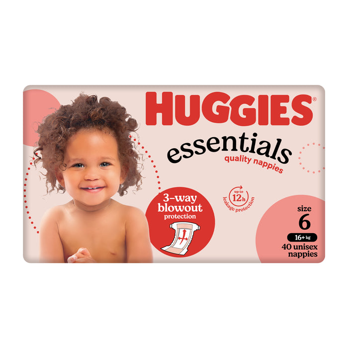 Huggies Essential Nappies Junior 40