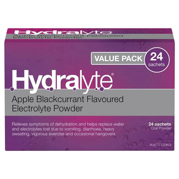 Hydralyte Sachets Apple Blackcurrant 4.9g x 10