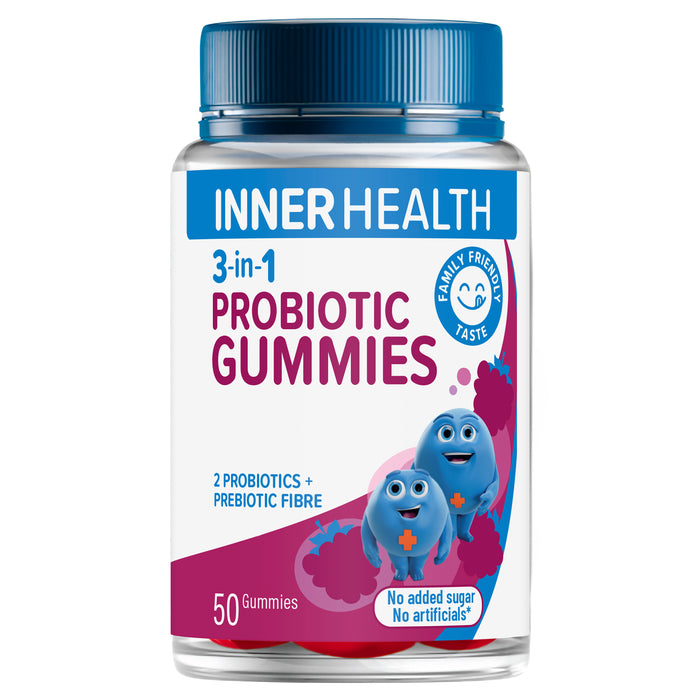 Inner Health Adult Raspberry Probiotic 50 Gummies