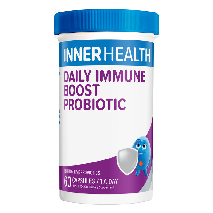 Inner Health Daily Immune Boost Probiotic 60 Capsules