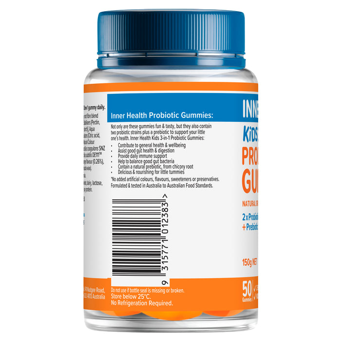 Inner Health Kids Orange Probiotic 50 Gummies