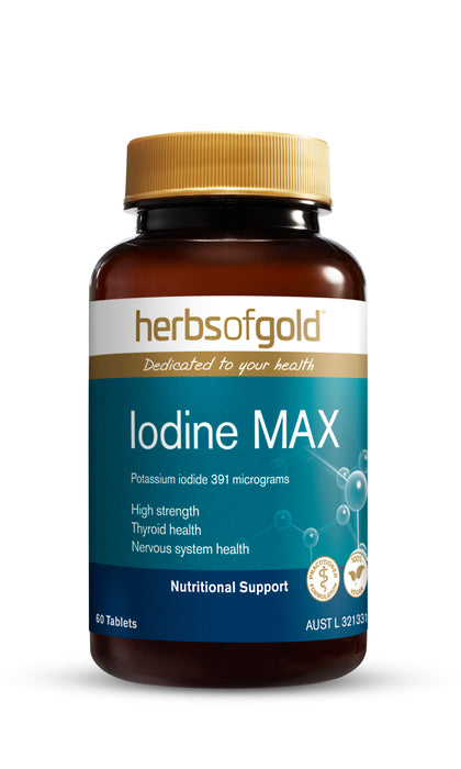 Herbs Of Gold Iodine Max 60 Tablets