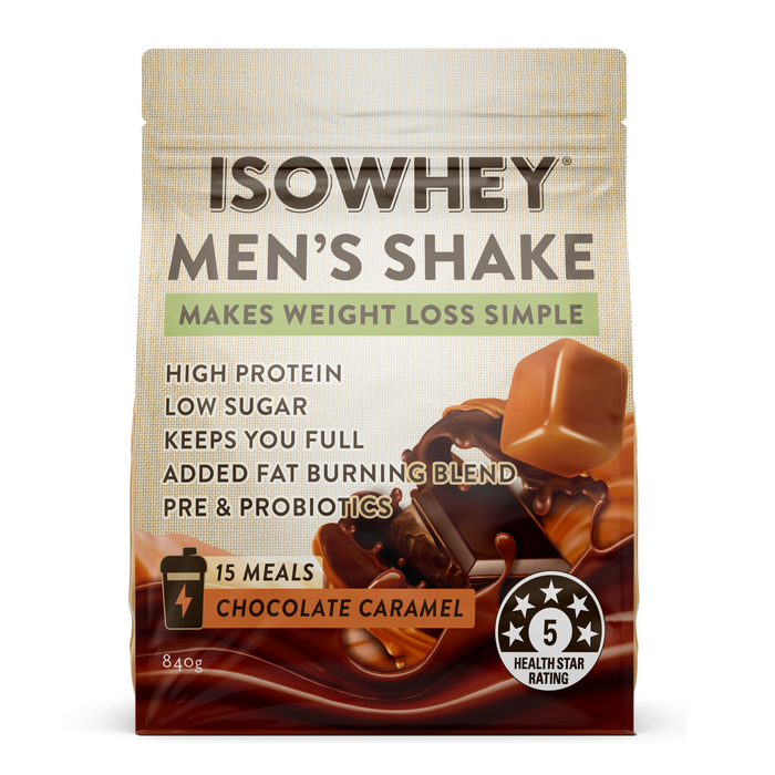 Isowhey Men's Shake Chocolate Caramel 840g