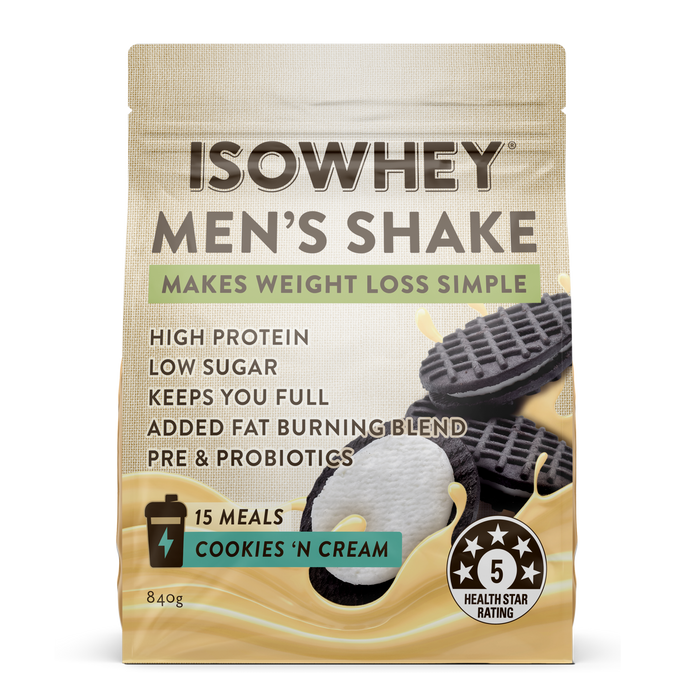 Isowhey Men's Shake Cookies & Cream 840g