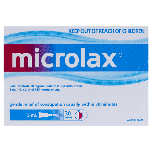 Microlax Enema 5ml 50 Pack.