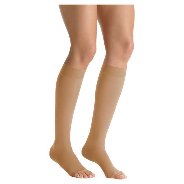 Jobst Ultrasheer Knee High Open Toe Large 15-20mmHg