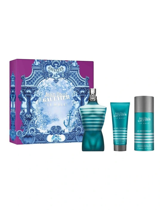 Jean Paul Gaultier Le Male EDT 125mL 3 Piece Gift Set