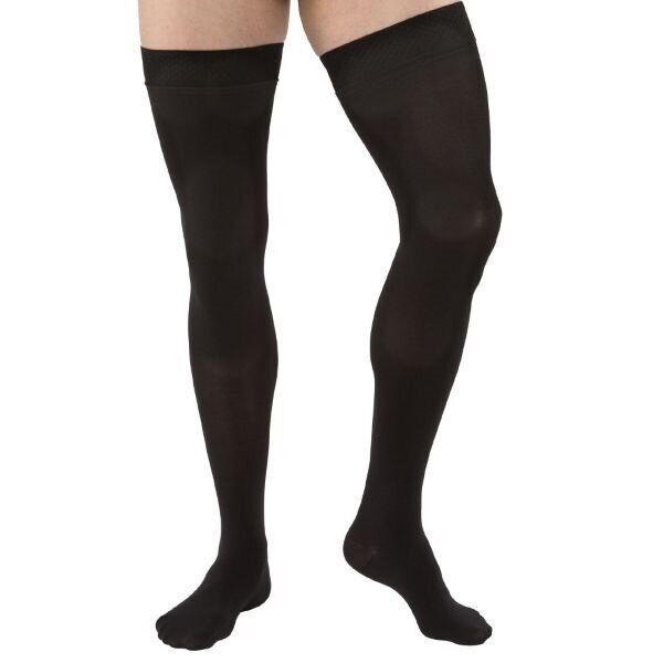 Jobst Relief Thigh High Closed Toe Medium Black 20-30mmHg