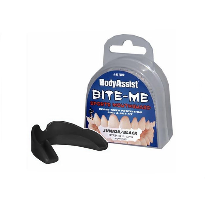 Body Assist Bite Me Sports Mouthguards Junior Black