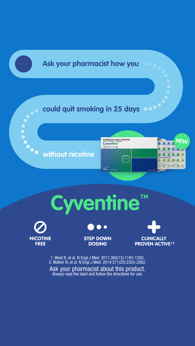 Cyventine Tablets 1.5mg Blister 100.