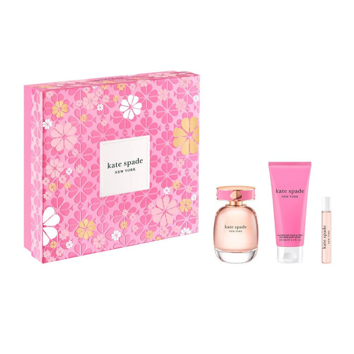 Kate Spade New York Gift Set 100ML EDP + 7.5ml EDP + Body Lotion.