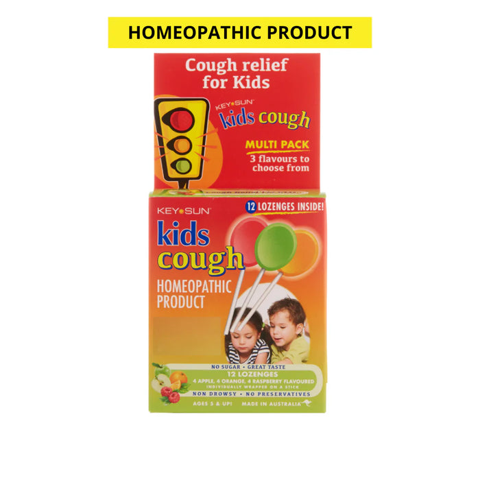 Key Sun Kids Cough Multipack 12 Lozenges