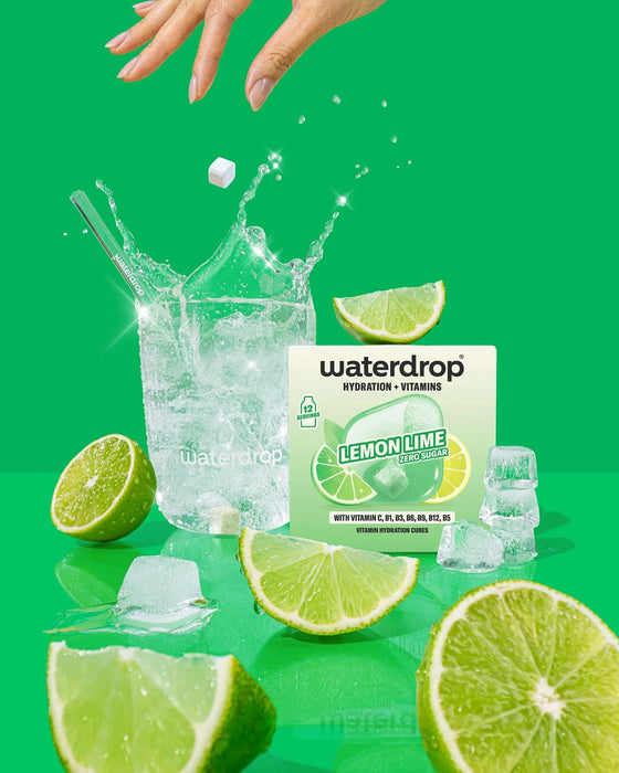 Waterdrop Vitamin drink cubes Lemon Lime.