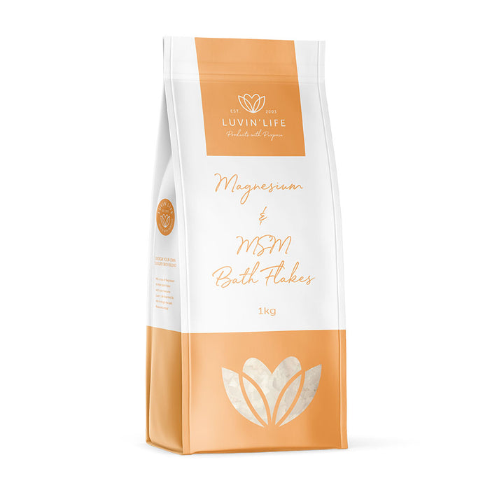 Luvin Life Magnesium & MSM Flakes 1kg.