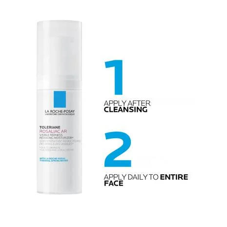 La Roche-Posay Toleriane Rosaliac AR Intensivpflege 40 Ml – Bei Geröteter, Empfindlicher Haut