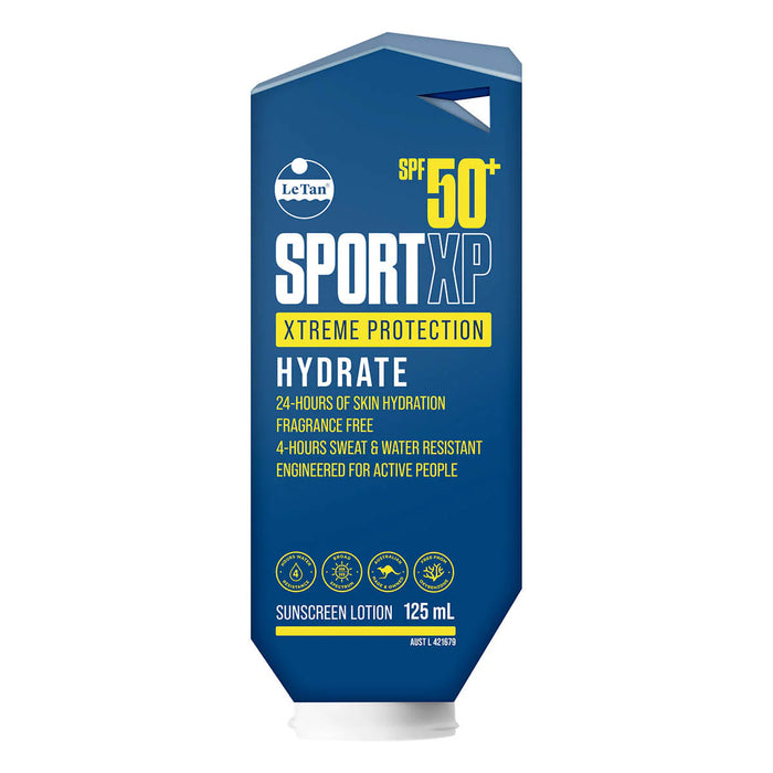 Le Tan SportXp Xtreme Protection Hydrate  Spf 50+ 125ml