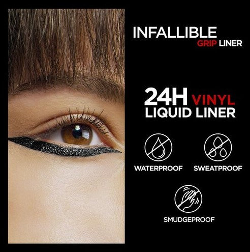 L'Oreal Infallible Grip 24HR Liquid Eyeliner Vinyl Black.