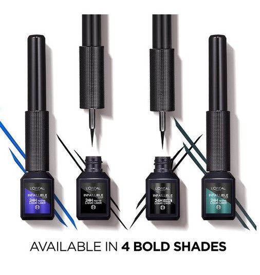L'Oreal Infallible Grip 24HR Liquid Eyeliner Vinyl Black.