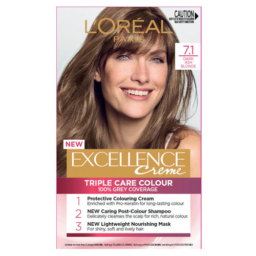 L'Oreal Excellence 7.1 Dark Ash Blonde