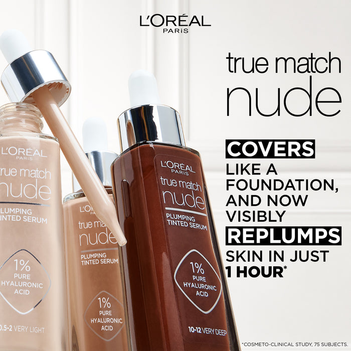 L'Oreal True Match Nude Plumping Tinted Serum 0.5-2 Very Light