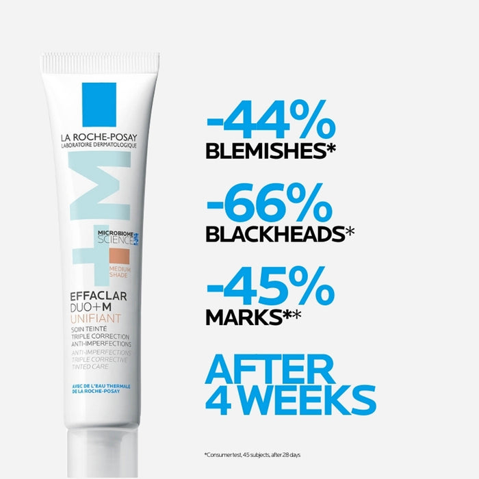 La Roche-Posay Effaclar DUO +M Unifiant Medium Tinted Moisturiser 40ml