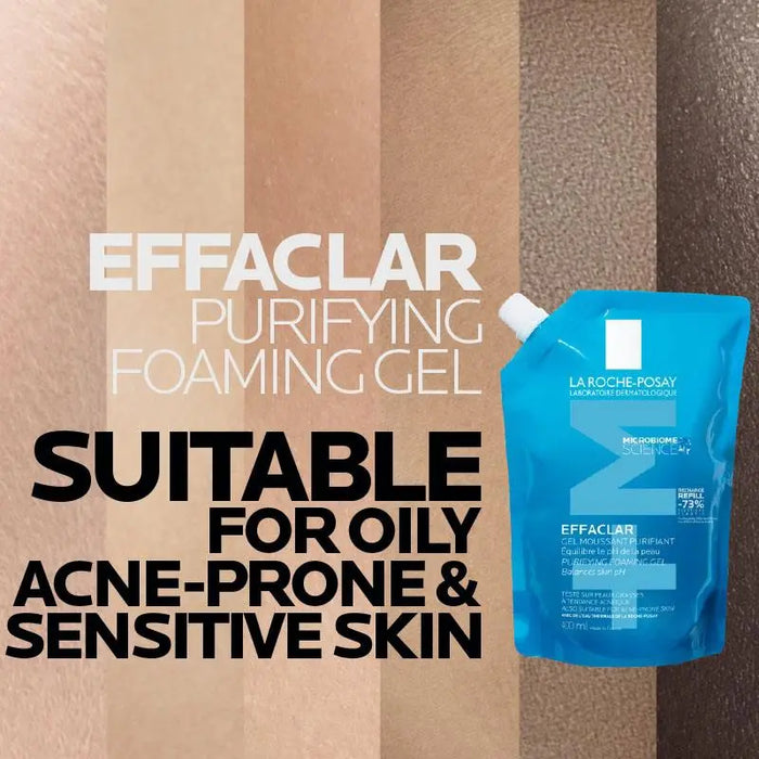La Roche-Posay Effaclar Purifying Foaming Gel Refill 400ml