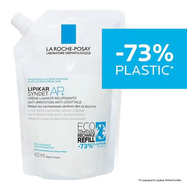 La Roche-Posay Lipikar Syndet Ap+ Wash Cream 400ml Refill